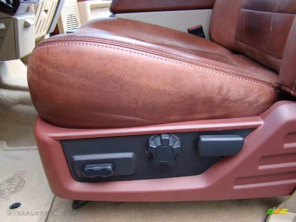 2008 F350 Super Duty King Ranch Crew Cab 4x4 Dually - Dark Copper Metallic / Chaparral Brown photo #10