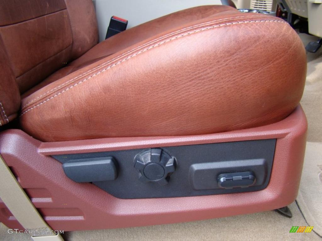 2008 F350 Super Duty King Ranch Crew Cab 4x4 Dually - Dark Copper Metallic / Chaparral Brown photo #15