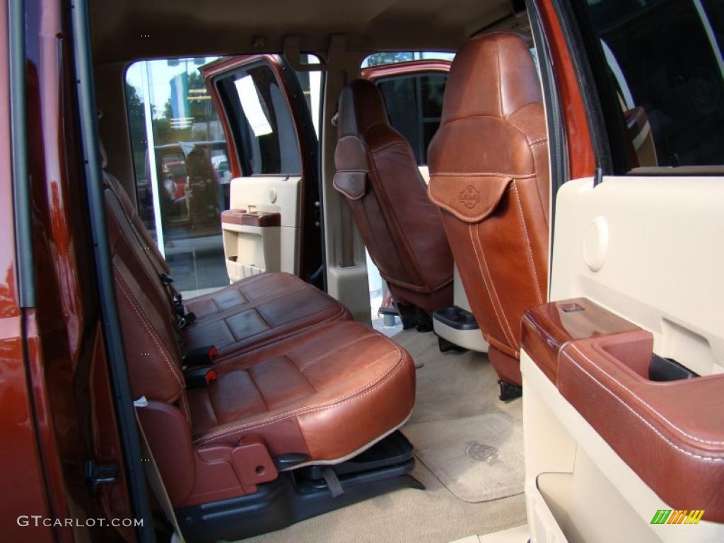 2008 F350 Super Duty King Ranch Crew Cab 4x4 Dually - Dark Copper Metallic / Chaparral Brown photo #16