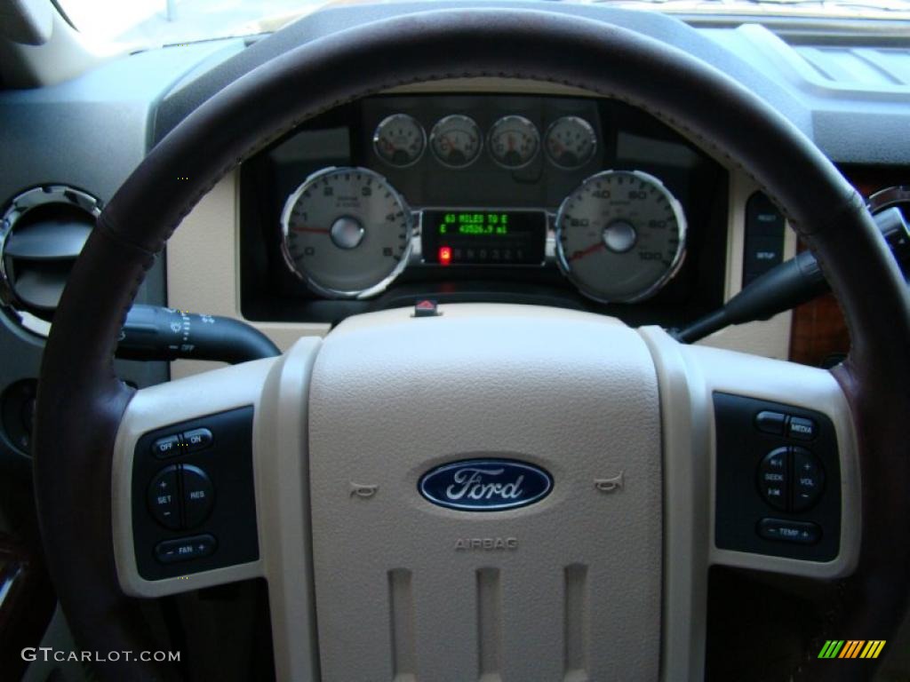 2008 F350 Super Duty King Ranch Crew Cab 4x4 Dually - Dark Copper Metallic / Chaparral Brown photo #24