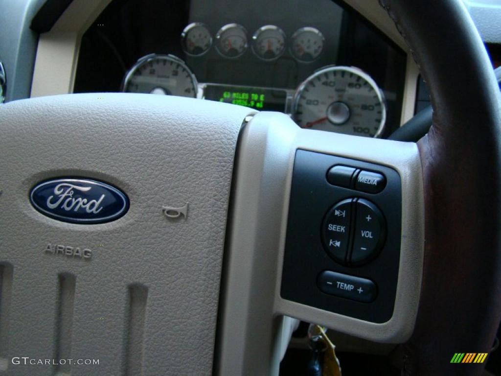 2008 F350 Super Duty King Ranch Crew Cab 4x4 Dually - Dark Copper Metallic / Chaparral Brown photo #26