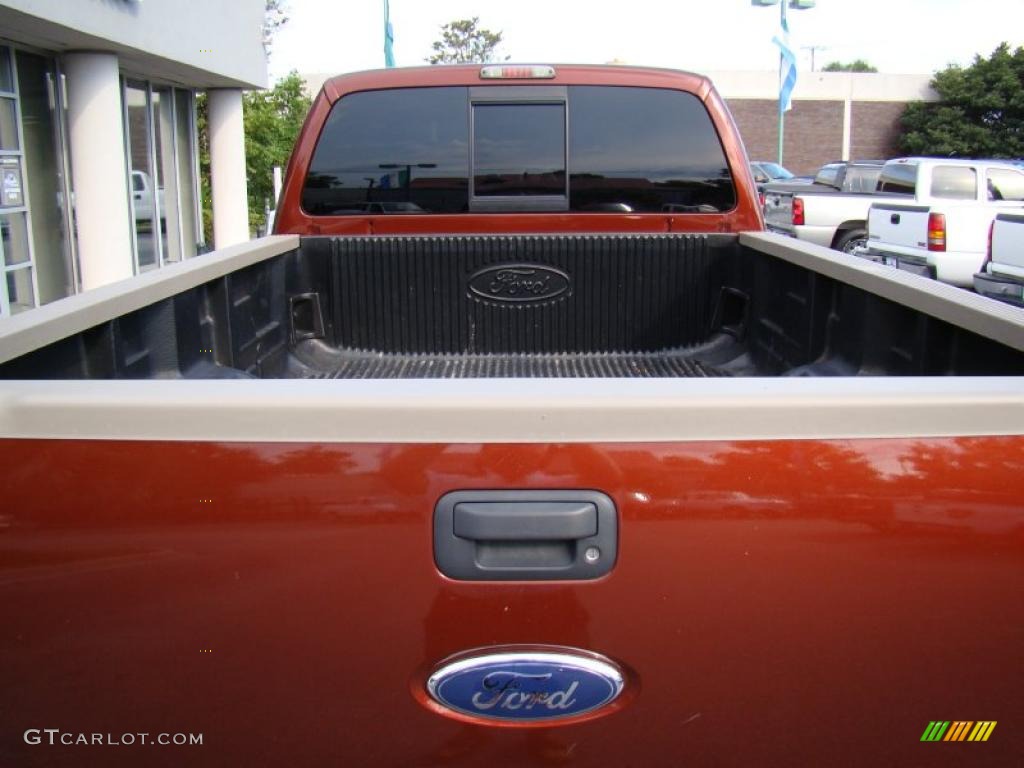 2008 F350 Super Duty King Ranch Crew Cab 4x4 Dually - Dark Copper Metallic / Chaparral Brown photo #34