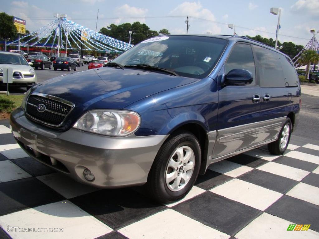 2004 Sedona EX - Imperial Blue / Gray photo #3