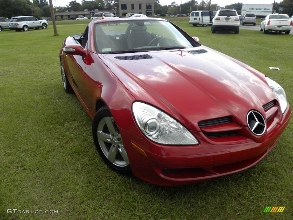 2007 SLK 280 Roadster - Mars Red / Black photo #1