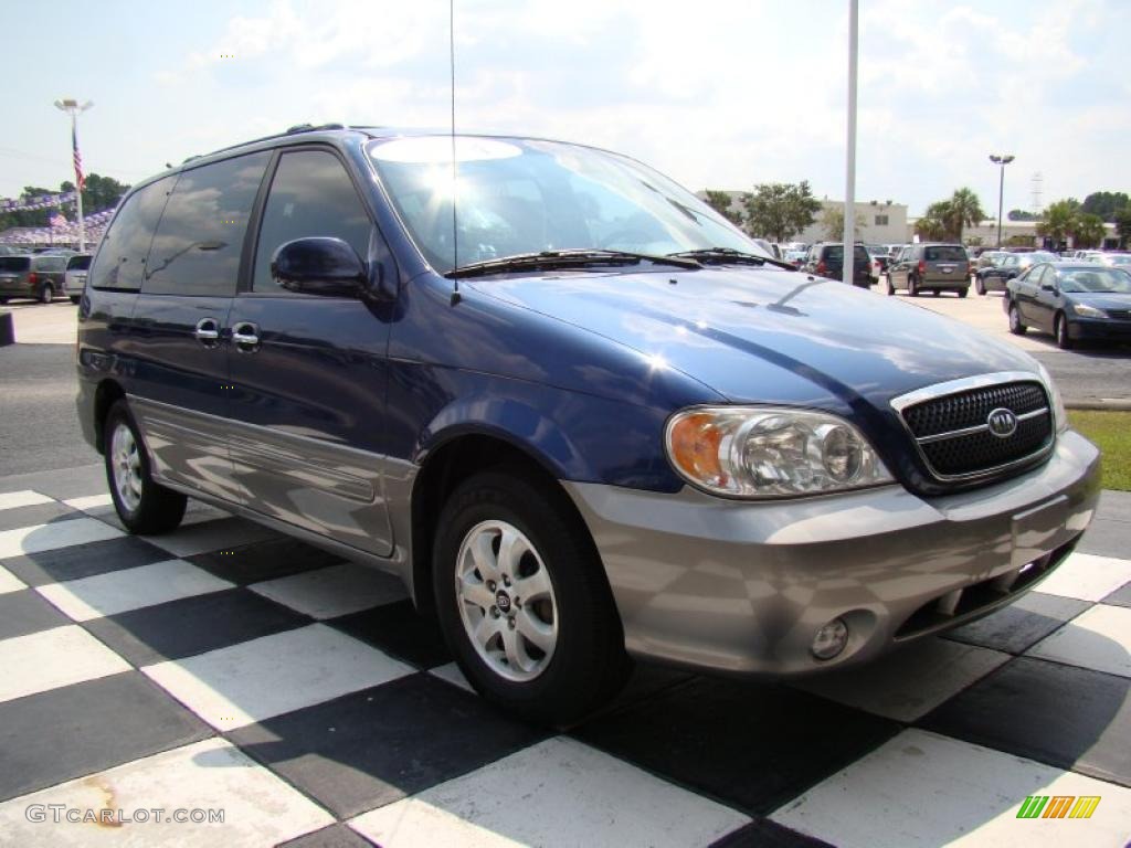 2004 Sedona EX - Imperial Blue / Gray photo #5