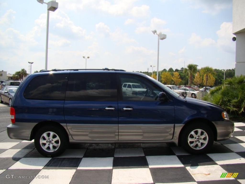 2004 Sedona EX - Imperial Blue / Gray photo #6