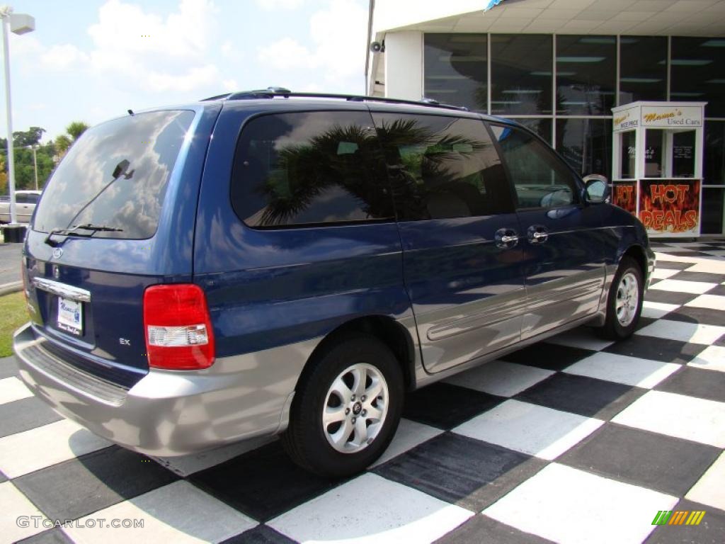 2004 Sedona EX - Imperial Blue / Gray photo #7