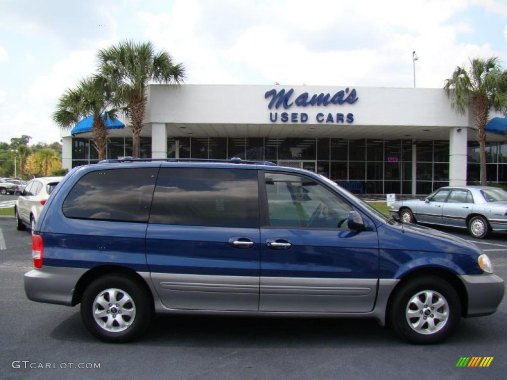 2004 Sedona EX - Imperial Blue / Gray photo #40