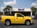 Solar Yellow - Ram 1500 Rumble Bee Regular Cab 4x4 Photo No. 36