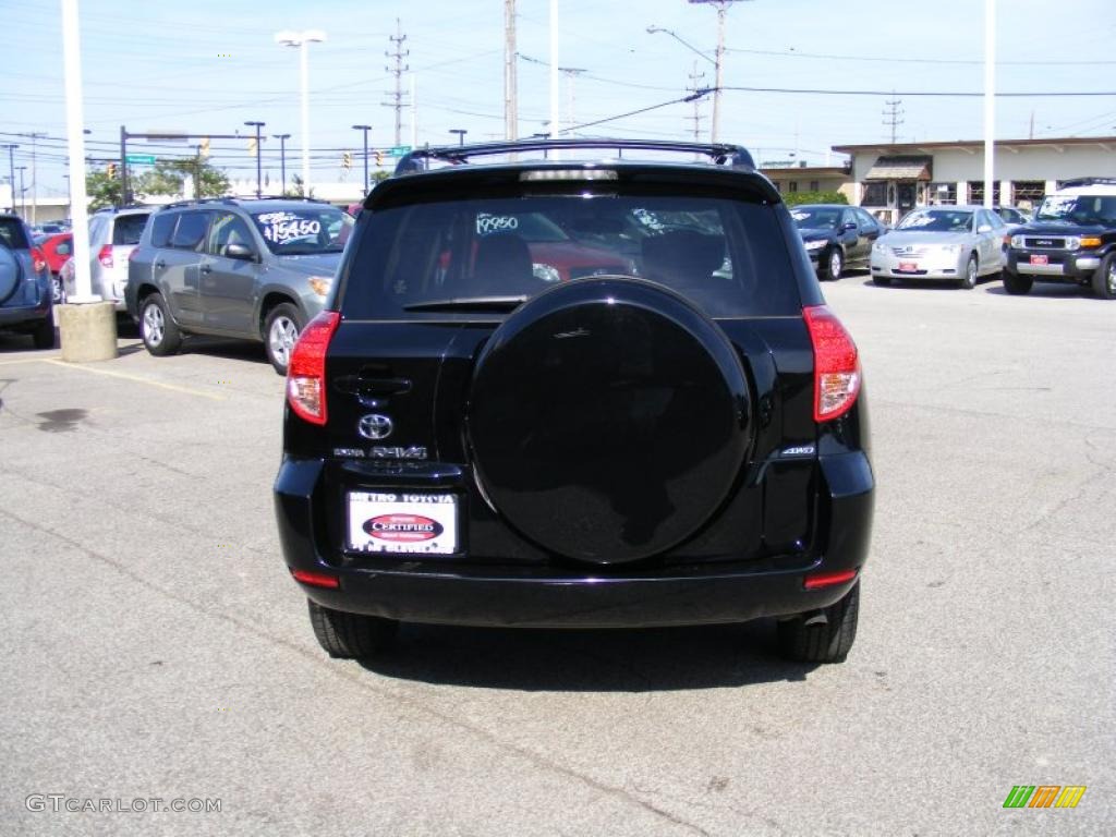 2008 RAV4 4WD - Black / Taupe photo #4