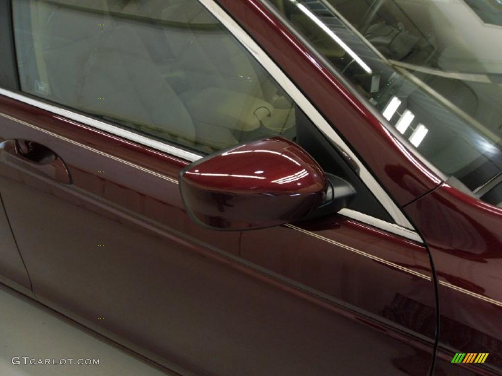 2011 Accord EX Sedan - Basque Red Pearl / Ivory photo #24