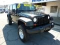 2008 Black Jeep Wrangler Unlimited Rubicon 4x4  photo #3