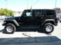 2008 Black Jeep Wrangler Unlimited Rubicon 4x4  photo #6