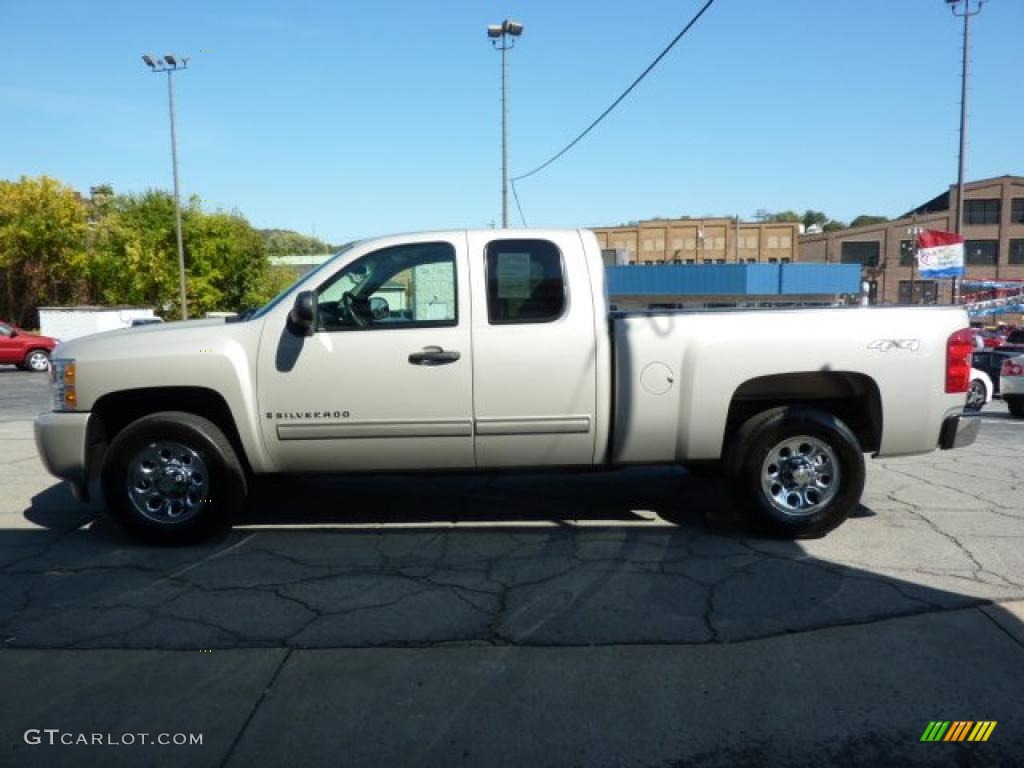 2009 Silverado 1500 LT Extended Cab 4x4 - Silver Birch Metallic / Ebony photo #6