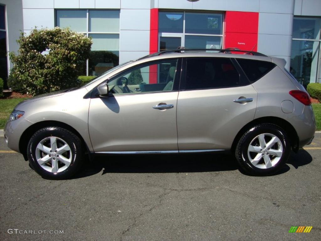 2009 Murano SL AWD - Saharan Stone Metallic / Beige photo #2