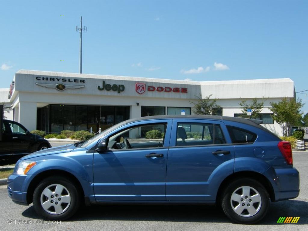 2007 Caliber SE - Marine Blue Pearl / Pastel Slate Gray photo #2