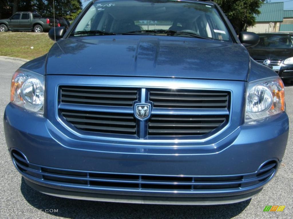 2007 Caliber SE - Marine Blue Pearl / Pastel Slate Gray photo #8