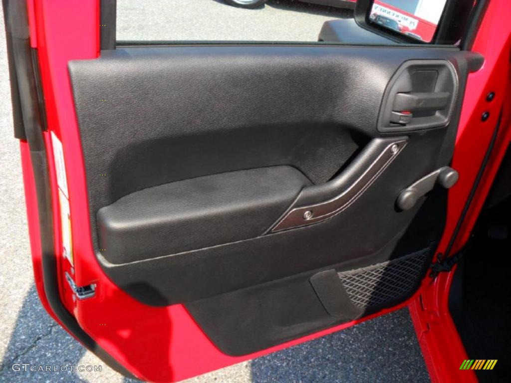 2011 Wrangler Sport S 4x4 - Flame Red / Black photo #9