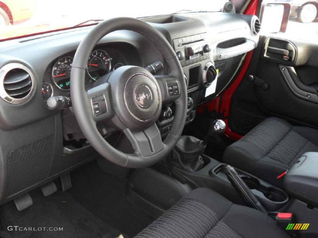 2011 Wrangler Sport S 4x4 - Flame Red / Black photo #22