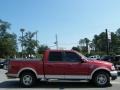 2002 Toreador Red Metallic Ford F150 Lariat SuperCrew  photo #6