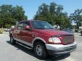 2002 Toreador Red Metallic Ford F150 Lariat SuperCrew  photo #7