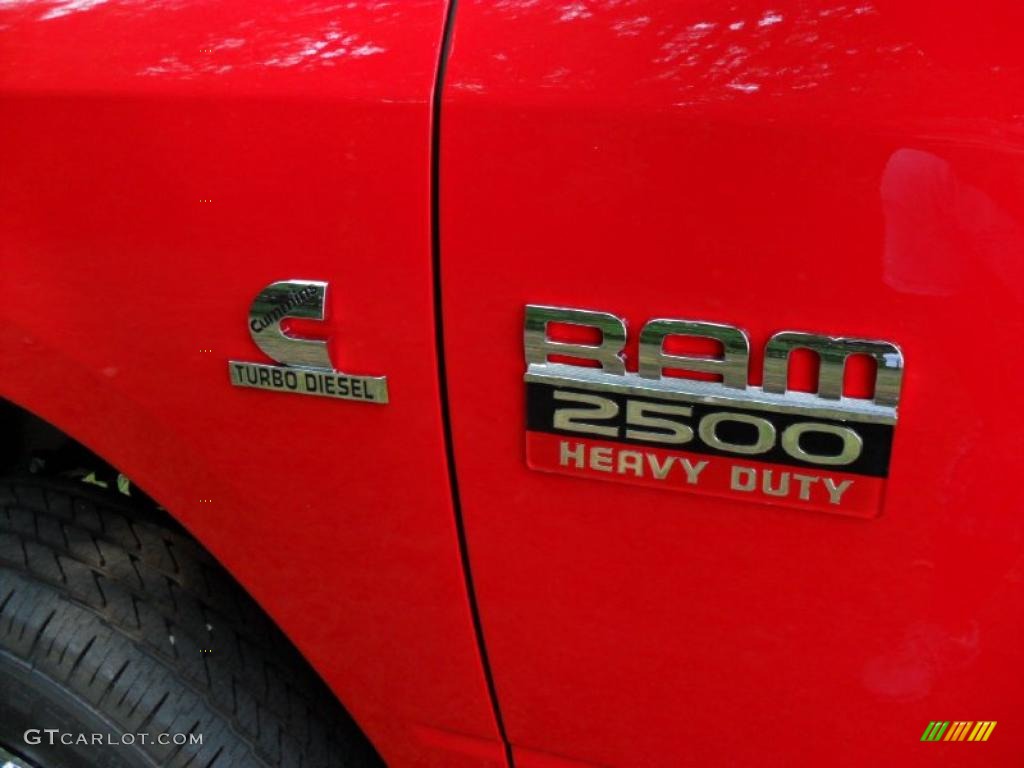 2011 Ram 2500 HD SLT Crew Cab 4x4 - Flame Red / Dark Slate/Medium Graystone photo #6