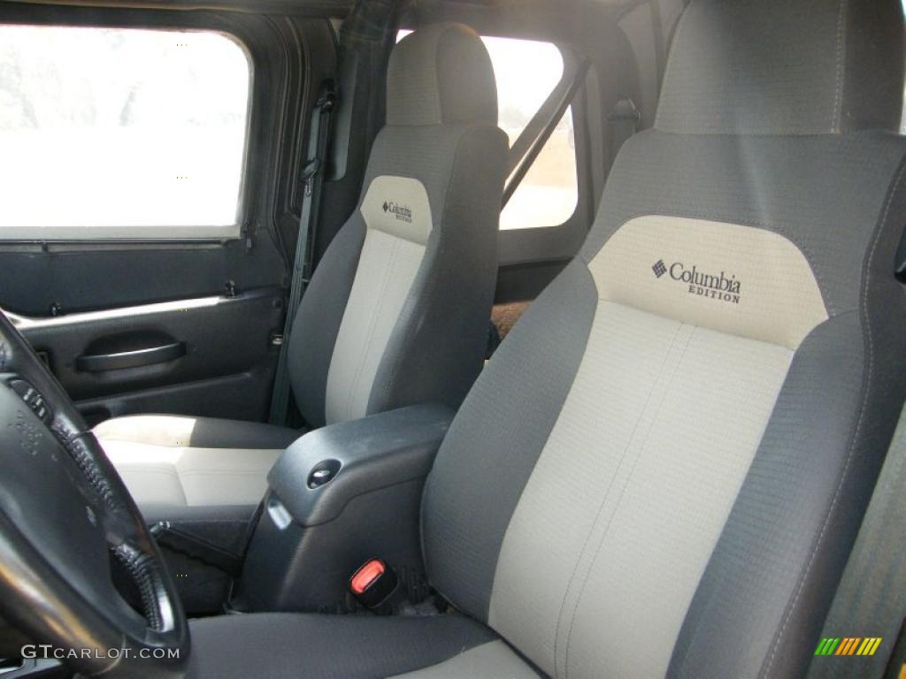 2004 Wrangler Columbia Edition 4x4 - Black / Dark Slate Gray photo #14