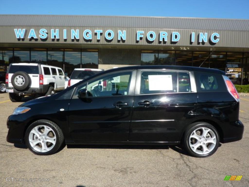 2009 MAZDA5 Sport - Brilliant Black / Black photo #1