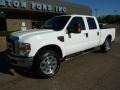 2009 Oxford White Ford F250 Super Duty XLT Crew Cab 4x4  photo #8