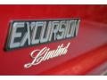 2001 Toreador Red Metallic Ford Excursion Limited 4x4  photo #14