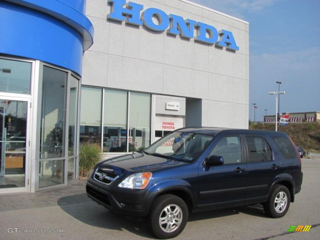 2004 CR-V EX 4WD - Eternal Blue Pearl / Black photo #1
