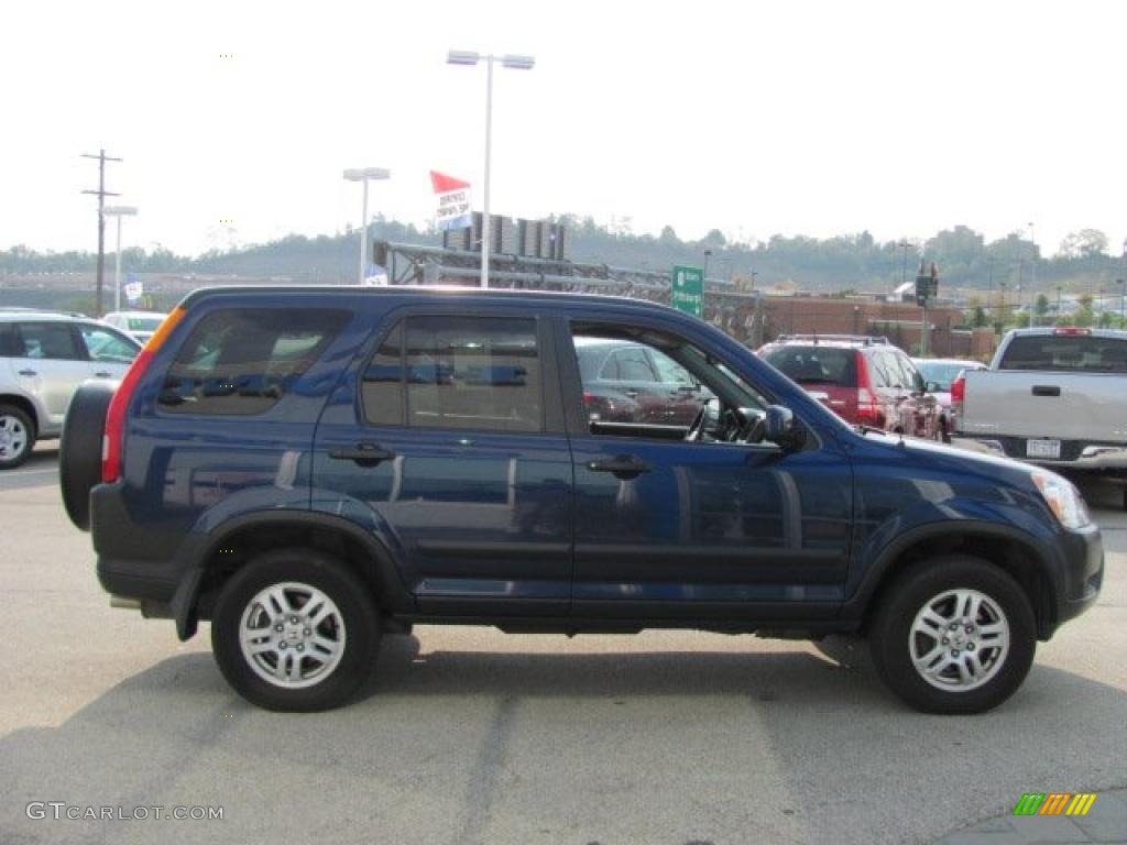 2004 CR-V EX 4WD - Eternal Blue Pearl / Black photo #9