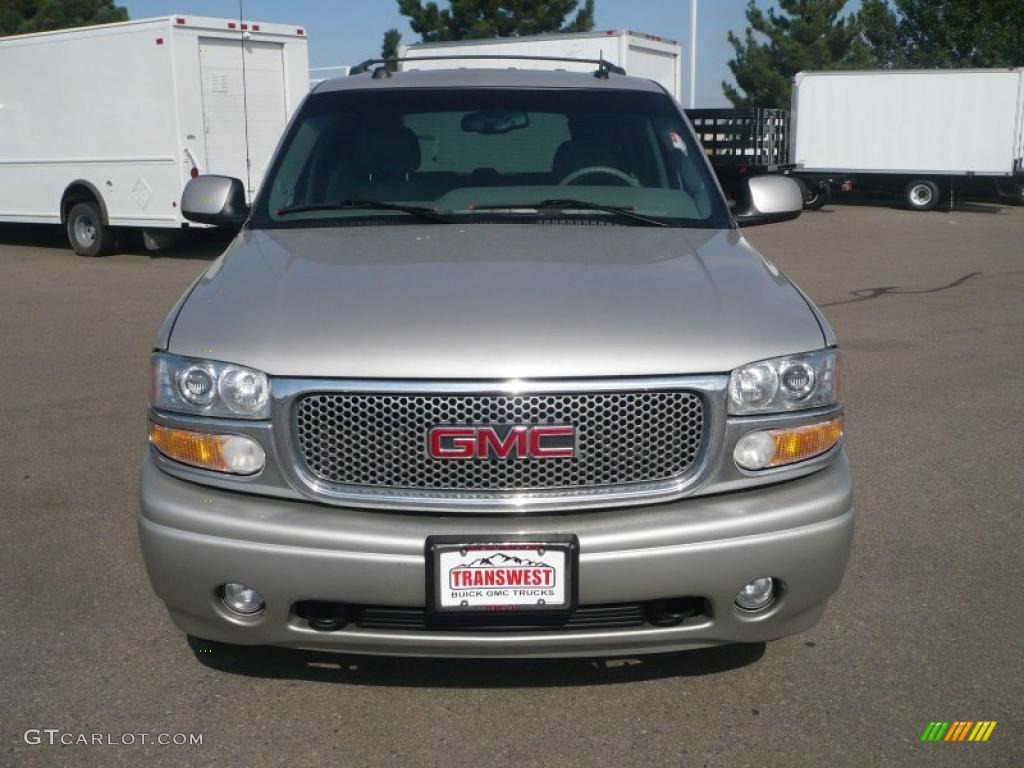 2004 Yukon Denali AWD - Silver Birch Metallic / Stone Gray photo #2