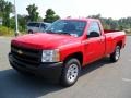 2011 Victory Red Chevrolet Silverado 1500 Regular Cab  photo #1