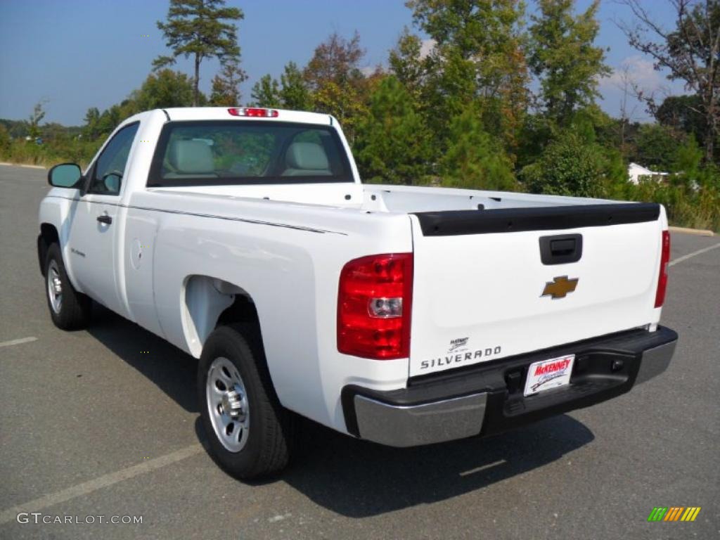 2011 Silverado 1500 Regular Cab - Summit White / Dark Titanium photo #2