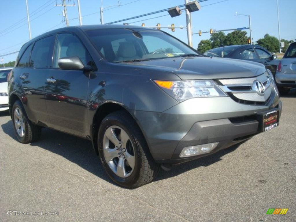 2007 MDX Sport - Nimbus Gray Metallic / Taupe photo #7