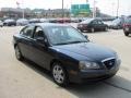 2006 Moonlit Dark Blue Hyundai Elantra GLS Sedan  photo #8