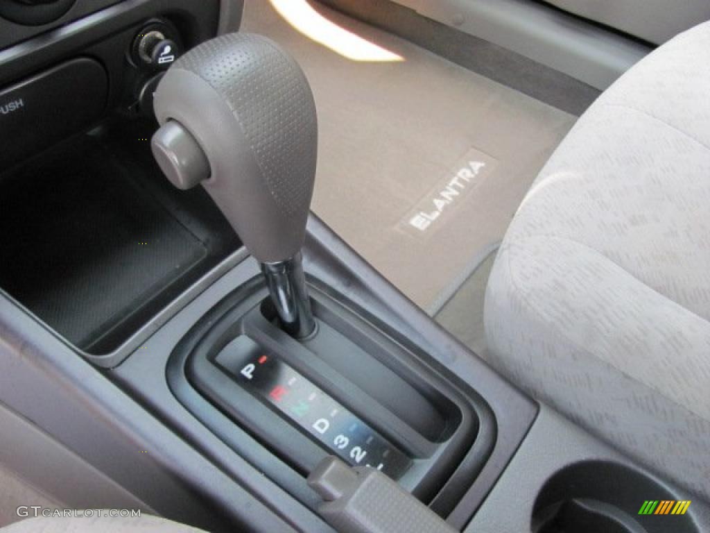 2006 Elantra GLS Sedan - Moonlit Dark Blue / Beige photo #13