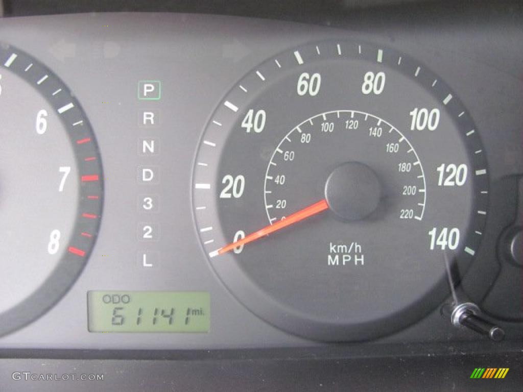2006 Elantra GLS Sedan - Moonlit Dark Blue / Beige photo #20