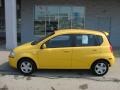 2006 Summer Yellow Chevrolet Aveo LS Hatchback  photo #3