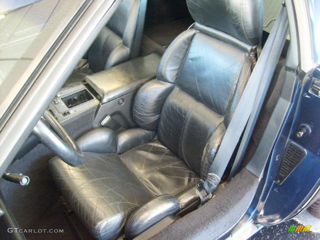 1989 Corvette Coupe - Dark Blue Metallic / Black photo #21