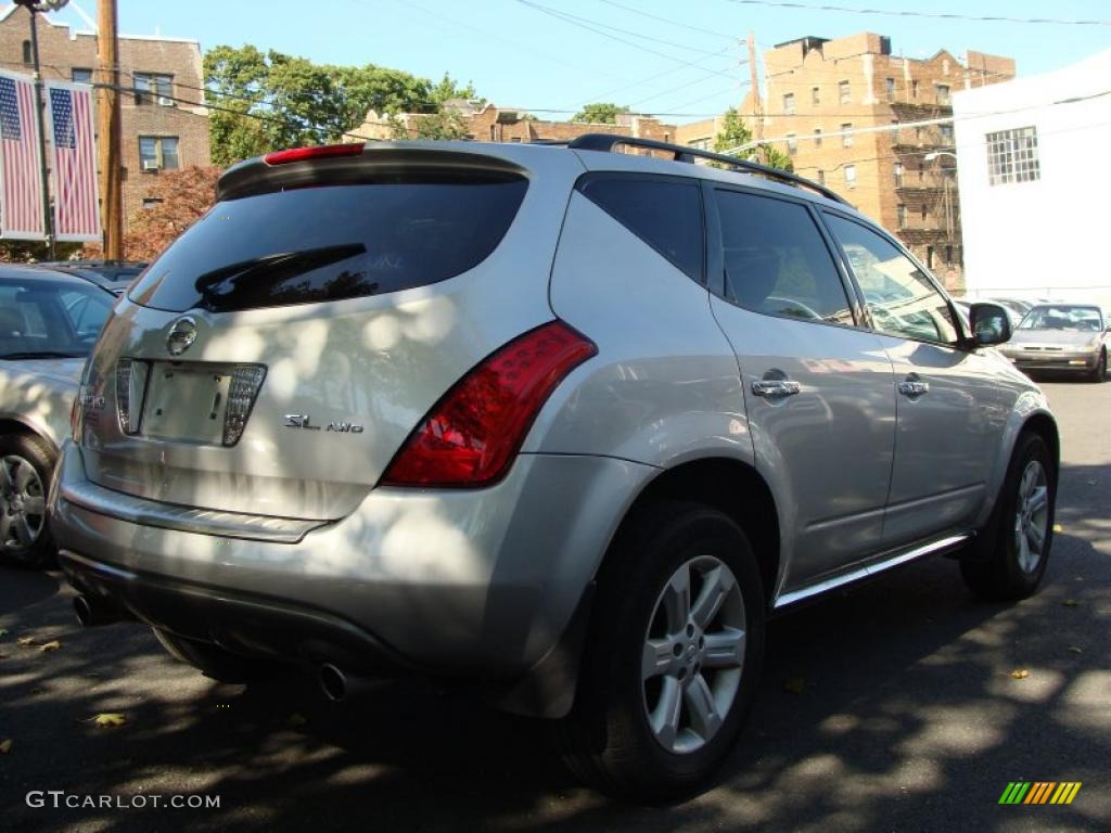 2007 Murano SL AWD - Brilliant Silver Metallic / Charcoal photo #5