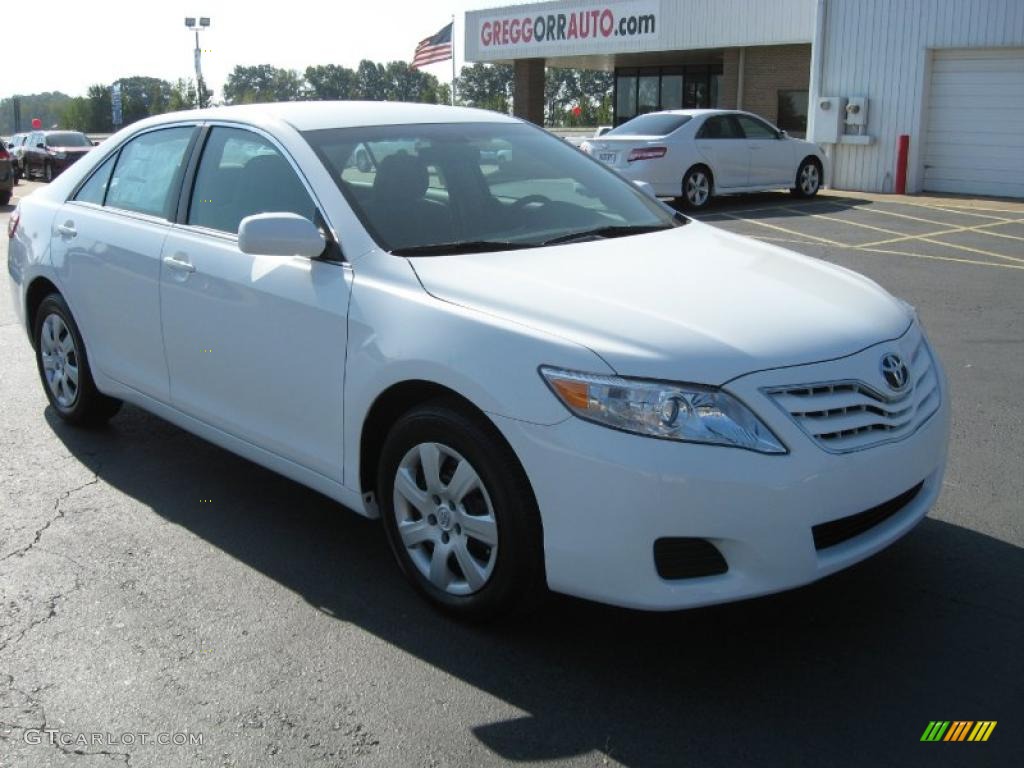 Super White Toyota Camry