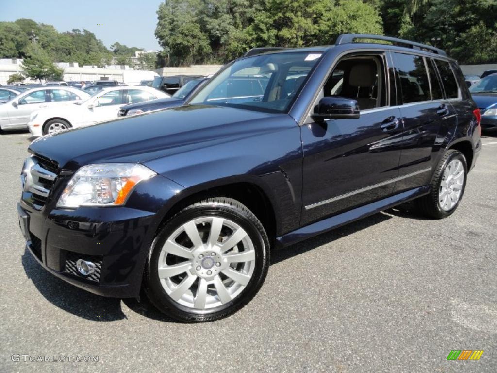 2010 GLK 350 - Capri Blue Metallic / Almond/Black photo #1