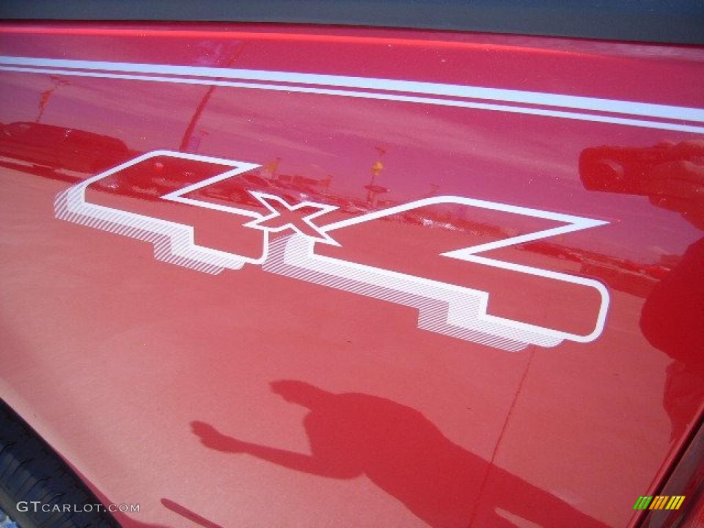 2004 F150 XL Heritage Regular Cab 4x4 - Bright Red / Heritage Graphite Grey photo #11