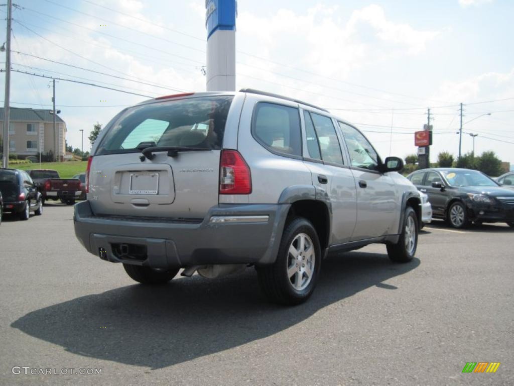 2008 Ascender S 4x4 - Mineral Silver Metallic / Gray photo #5