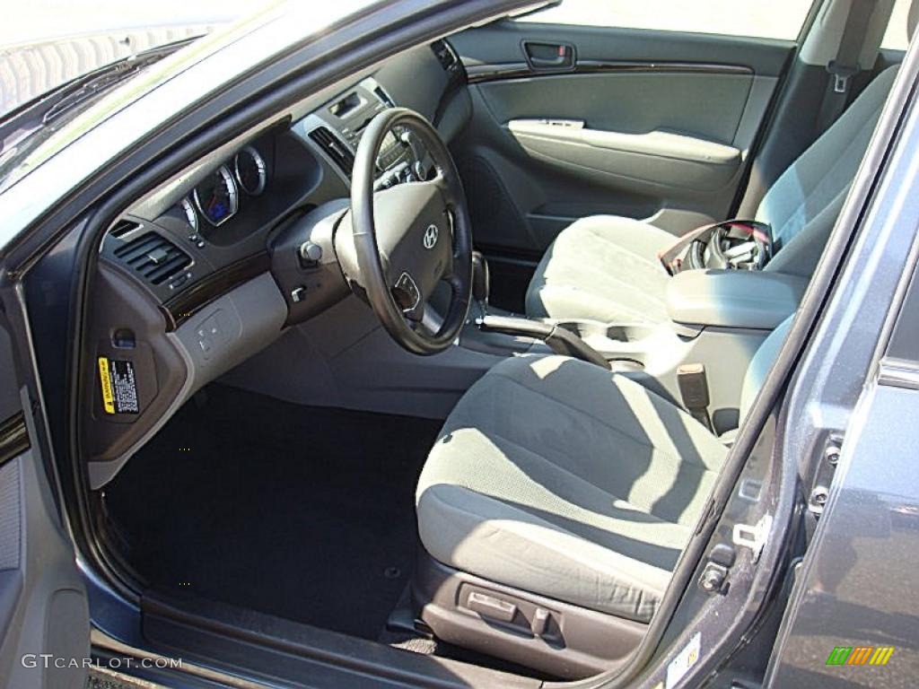 2009 Sonata GLS V6 - Slate Blue / Gray photo #9