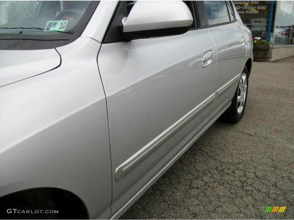 2004 Elantra GLS Sedan - Sterling Silver / Gray photo #51