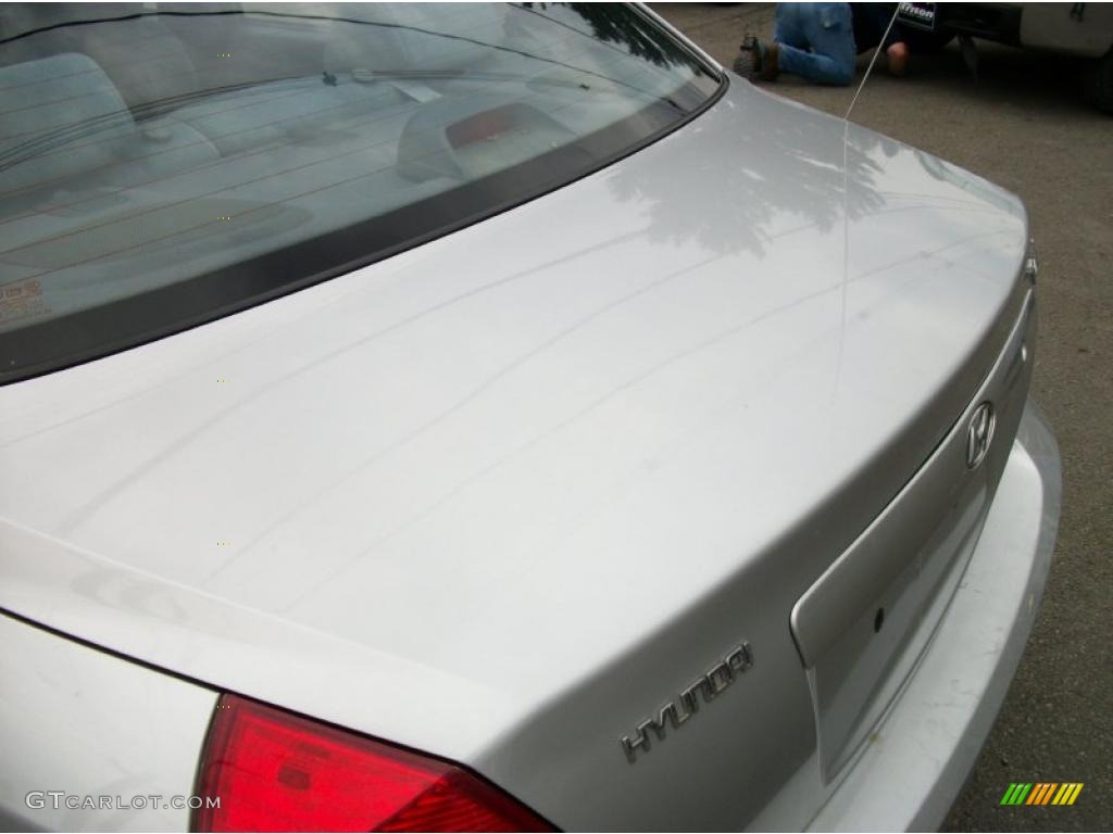 2004 Elantra GLS Sedan - Sterling Silver / Gray photo #53