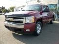 2007 Sport Red Metallic Chevrolet Silverado 1500 LT Z71 Extended Cab 4x4  photo #4